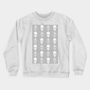 Skull Pattern Shirt Crewneck Sweatshirt